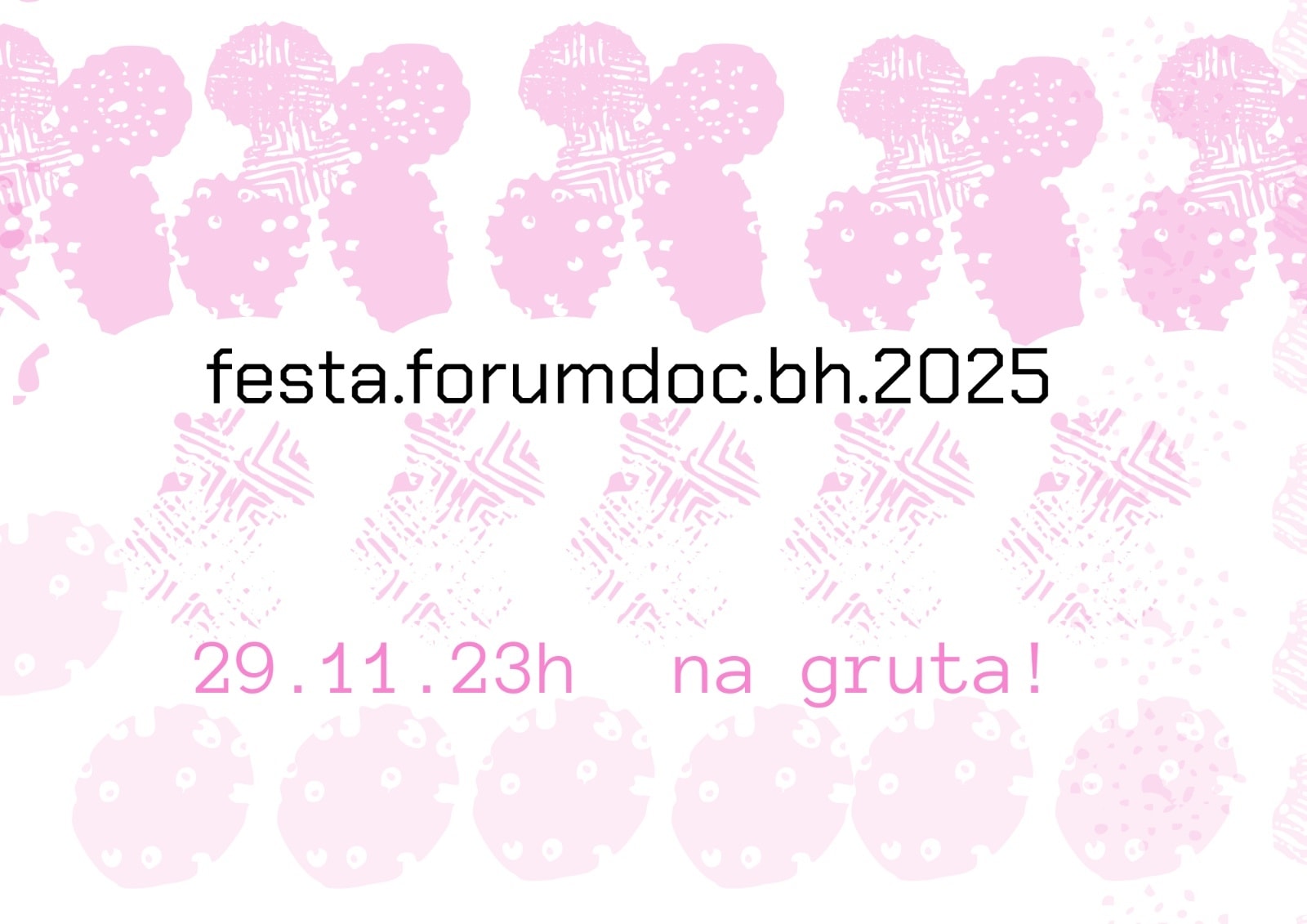 cartaz de Festa do forumdoc 2025